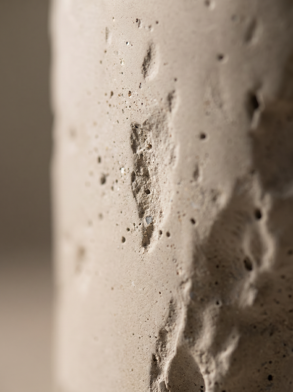 TERRAEUM Glasshouse Archive 01 concrete vessel surface texture macro detail
